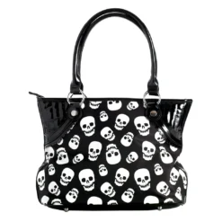 SOURPUSS LUST FOR SKULLS SHOULDER BAG