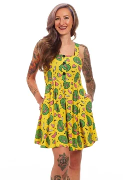 SOURPUSS SPOOKY MELONS GAUZY DRESS What's New 17 SOURPUSS SPOOKY MELONS GAUZY DRESS What's New