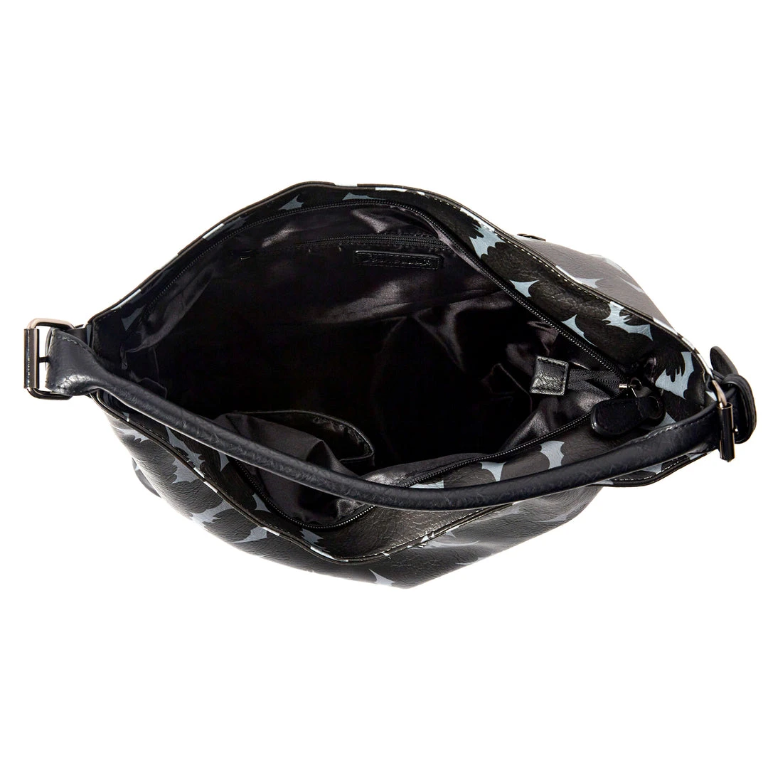 Shop Sourpuss SOURPUSS LUNA BATS HOBO PURSE 6 Shop Sourpuss SOURPUSS LUNA BATS HOBO PURSE