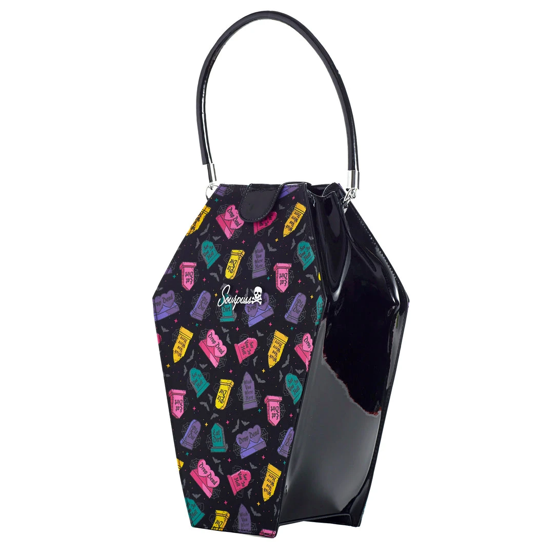 SOURPUSS RUDE TOMBS COFFIN PURSE 6 SOURPUSS RUDE TOMBS COFFIN PURSE