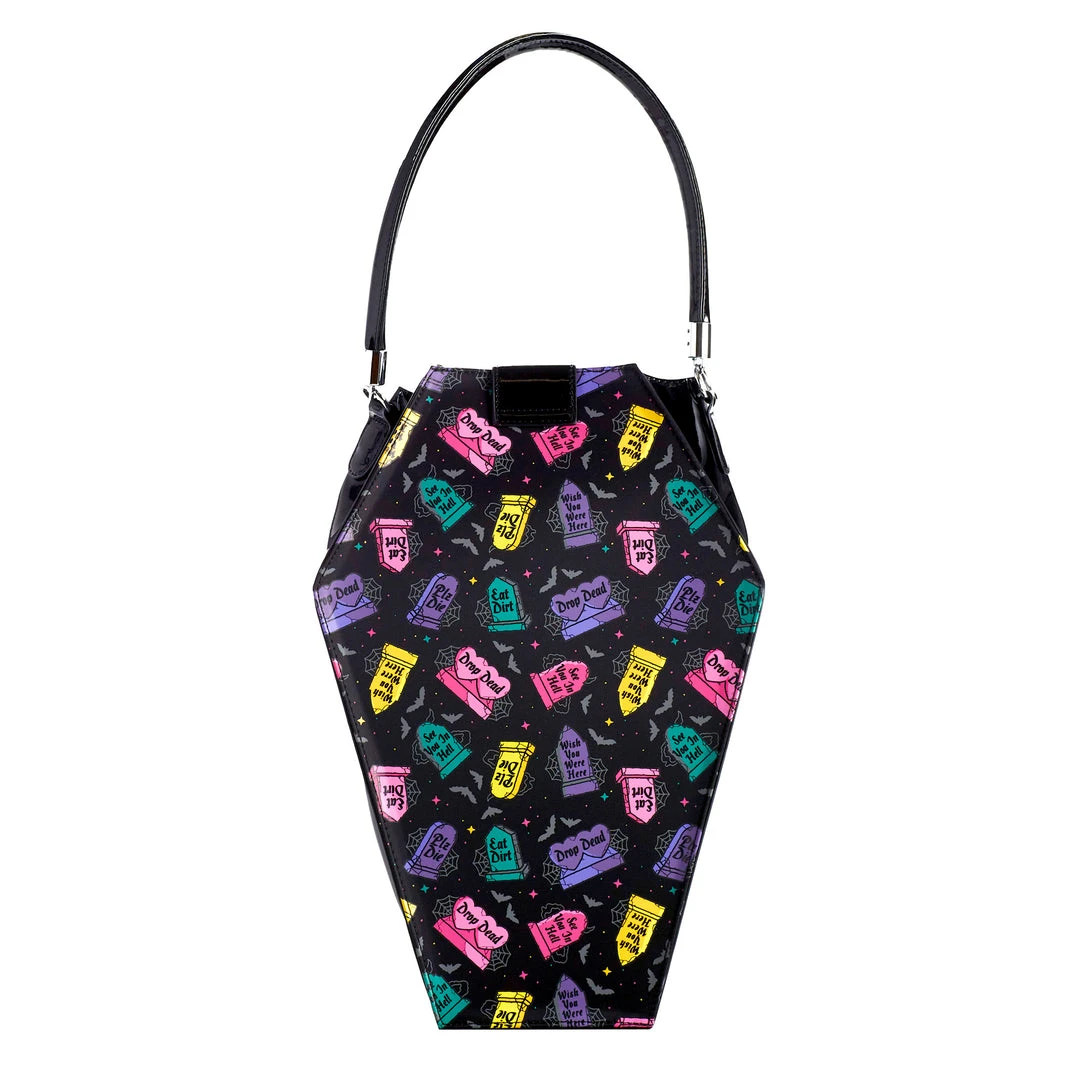 SOURPUSS RUDE TOMBS COFFIN PURSE 8 SOURPUSS RUDE TOMBS COFFIN PURSE