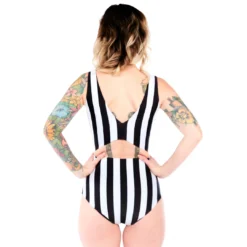 SOURPUSS STRIPES BLACK/WHITE MONOKINI What's New 19 SOURPUSS STRIPES BLACK/WHITE MONOKINI What's New