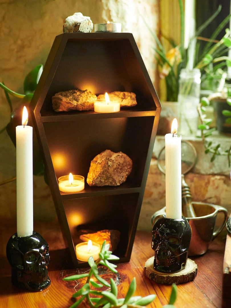 SOURPUSS COFFIN SHELF BLACK 3 SOURPUSS COFFIN SHELF BLACK