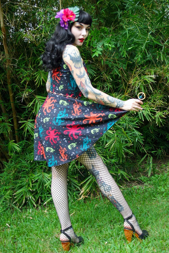 SOURPUSS UNDER THE SEA SARONG PLAYSUIT 6 SOURPUSS UNDER THE SEA SARONG PLAYSUIT