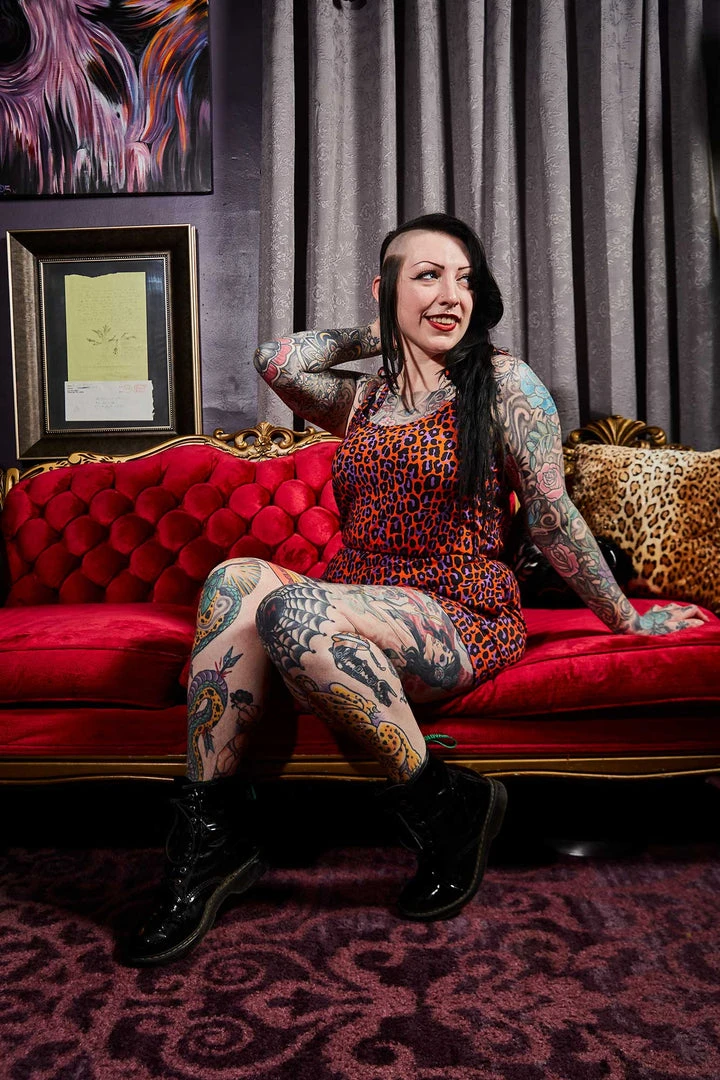 What's New SOURPUSS ORANGE LEOPARD ROMPER 4 What's New SOURPUSS ORANGE LEOPARD ROMPER