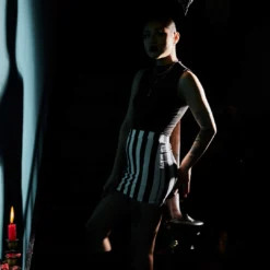 What's New SOURPUSS STRIPED MINI SKIRT BLK/WHT 11 What's New SOURPUSS STRIPED MINI SKIRT BLK/WHT