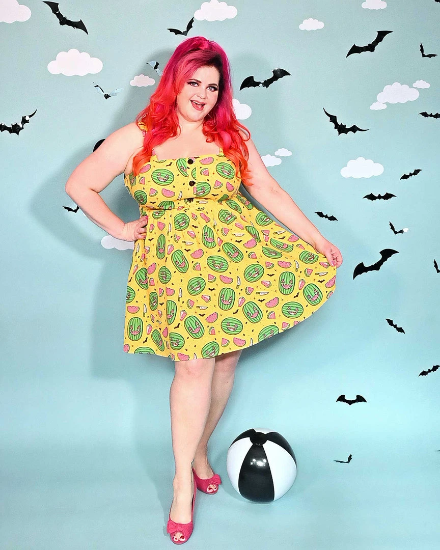 SOURPUSS SPOOKY MELONS GAUZY DRESS What's New 11 SOURPUSS SPOOKY MELONS GAUZY DRESS What's New