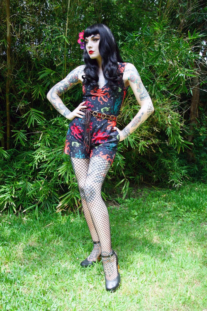 SOURPUSS UNDER THE SEA SARONG PLAYSUIT 4 SOURPUSS UNDER THE SEA SARONG PLAYSUIT