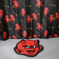 Haunted Homewares SOURPUSS HOT STUFF SHOWER CURTAIN