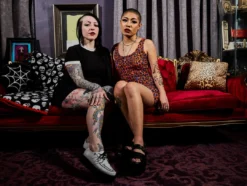 What's New SOURPUSS ORANGE LEOPARD TANK DRESS