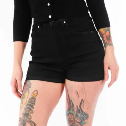 SOURPUSS ESSENTIAL DENIM SHORTS