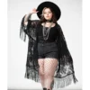 Ghouls Just Wanna Have Sun KILLSTAR WITCH HAZEL LACE KIMONO