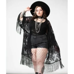 Ghouls Just Wanna Have Sun KILLSTAR WITCH HAZEL LACE KIMONO