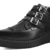 T.U.K. TUKSKIN 3 BUCKLE POINTED CREEPER BOOTS 2 T.U.K. TUKSKIN 3 BUCKLE POINTED CREEPER BOOTS