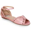 Bettie Page Shoes BETTIE PAGE AGNES SANDALS PINK