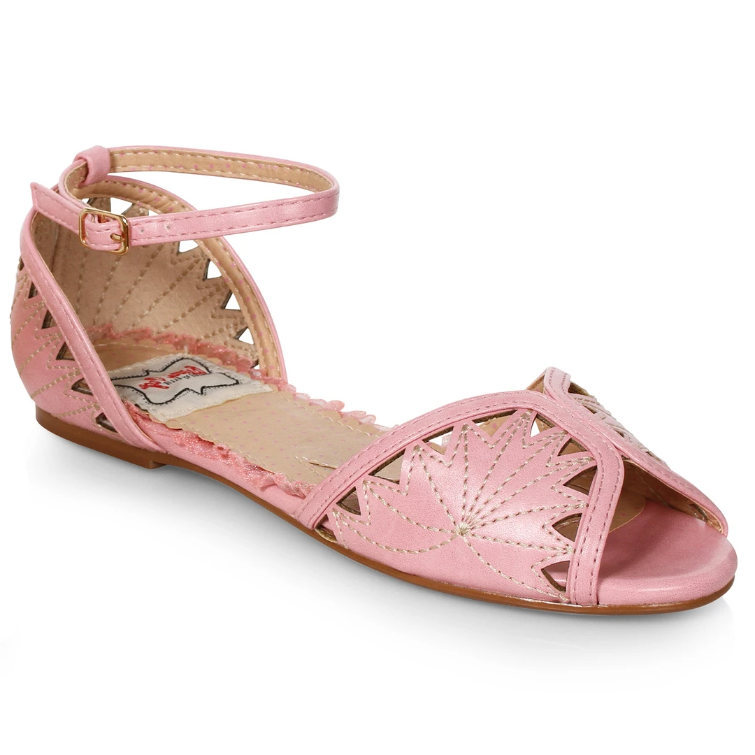 Bettie Page Shoes BETTIE PAGE AGNES SANDALS PINK 3 Bettie Page Shoes BETTIE PAGE AGNES SANDALS PINK