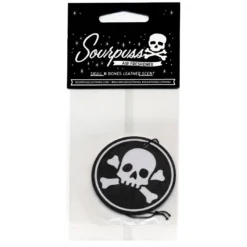SOURPUSS SKULL N BONES AIR FRESHENER
