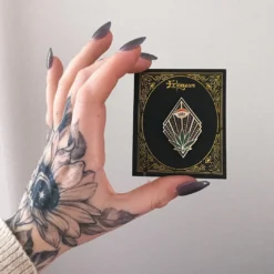 Accessories ECTOGASM ALL SEEING POT LEAF ENAMEL PIN