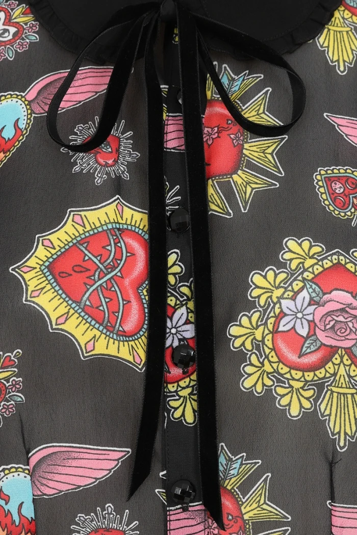 Shop Sour+Plus HELL BUNNY AMIAS BLOUSE 6 Shop Sour+Plus HELL BUNNY AMIAS BLOUSE