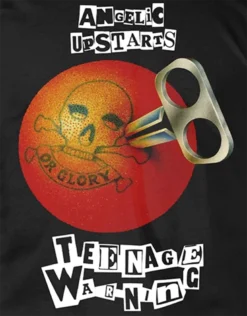 Graphic Tees I'm With The Band ANGELIC UPSTARTS TEENAGE WARNING T SHIRT
