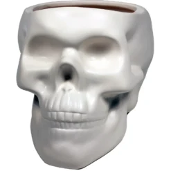 None Homewares BONE SKULL PLANTER