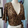 WAX POETIC AURORA WRAP TOP LEOPARD Shop Sour+Plus 1 WAX POETIC AURORA WRAP TOP LEOPARD Shop Sour+Plus