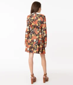 SMAK PARLOUR AUTUMN FLORAL JET SETTER FIT & FLARE DRESS Shop Sour+Plus 13 SMAK PARLOUR AUTUMN FLORAL JET SETTER FIT & FLARE DRESS Shop Sour+Plus
