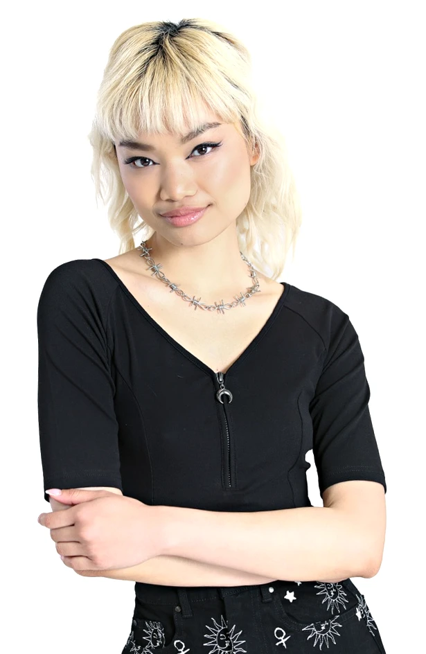 Shop Sour+Plus HELL BUNNY AVA TOP BLACK 4 Shop Sour+Plus HELL BUNNY AVA TOP BLACK