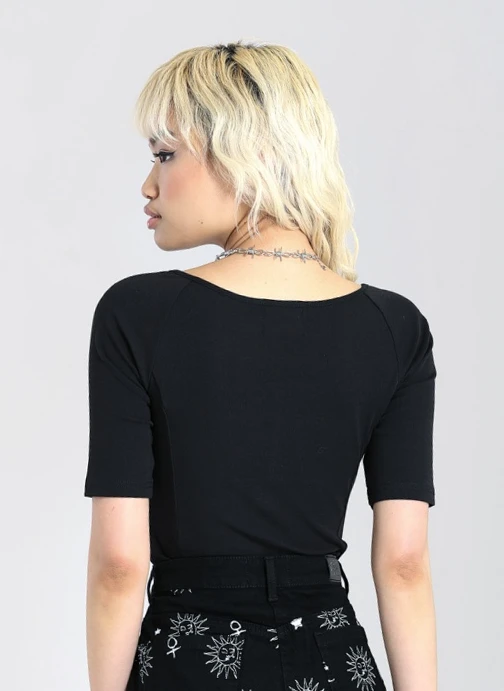 Shop Sour+Plus HELL BUNNY AVA TOP BLACK 5 Shop Sour+Plus HELL BUNNY AVA TOP BLACK