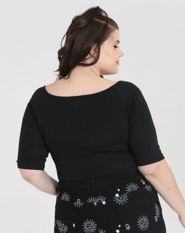 Shop Sour+Plus HELL BUNNY AVA TOP BLACK 7 Shop Sour+Plus HELL BUNNY AVA TOP BLACK