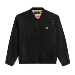 FRED PERRY AMY WINEHOUSE SATIN BOMBER JACKET BLACK What's New 7 FRED PERRY AMY WINEHOUSE SATIN BOMBER JACKET BLACK What's New