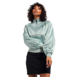What's New FRED PERRY SATIN HARRINGTON JACKET STARLIGHT