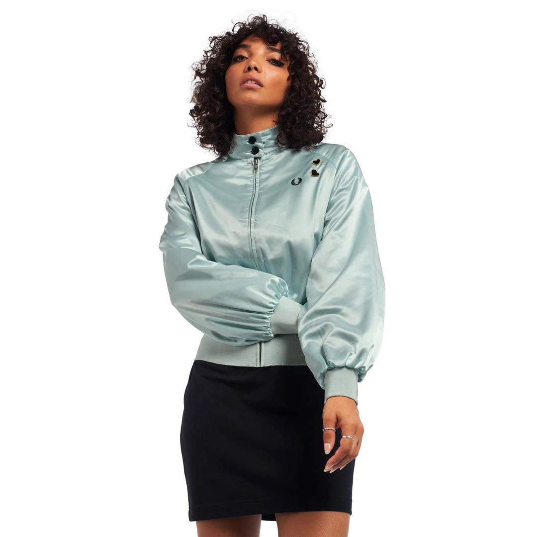 What's New FRED PERRY SATIN HARRINGTON JACKET STARLIGHT 3 What's New FRED PERRY SATIN HARRINGTON JACKET STARLIGHT