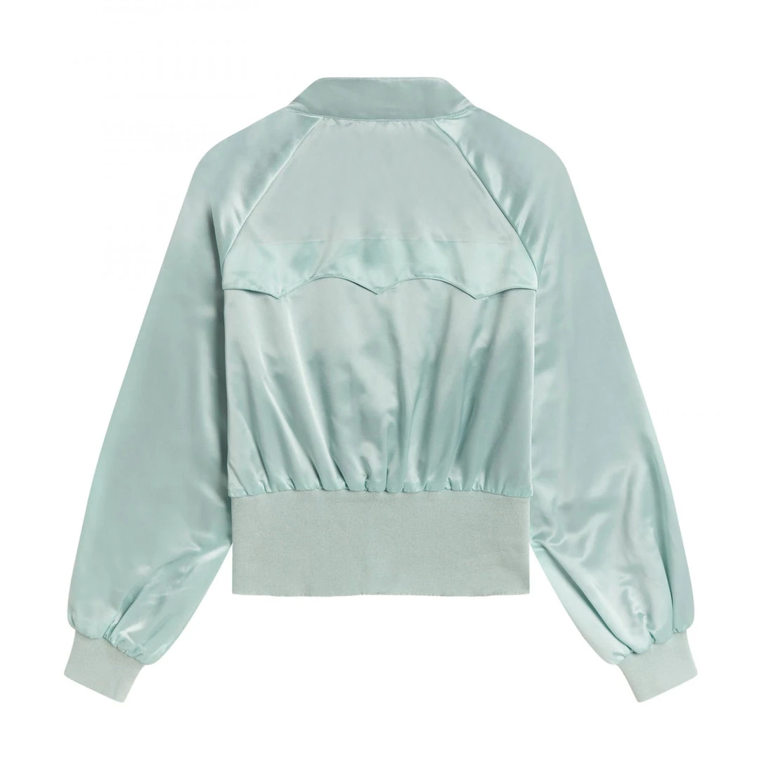 What's New FRED PERRY SATIN HARRINGTON JACKET STARLIGHT 4 What's New FRED PERRY SATIN HARRINGTON JACKET STARLIGHT