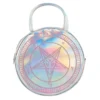 Accessories KILLSTAR BABY BAPHOMET HOLOGRAPHIC HANDBAG SILVER 2 Accessories KILLSTAR BABY BAPHOMET HOLOGRAPHIC HANDBAG SILVER
