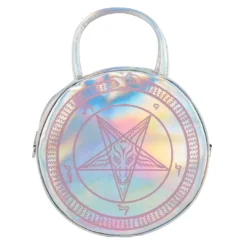Accessories KILLSTAR BABY BAPHOMET HOLOGRAPHIC HANDBAG SILVER