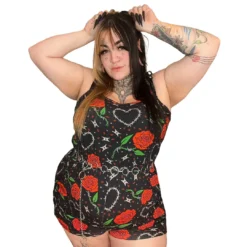 SOURPUSS BARBED WIRE LOVE ROMPER What's New