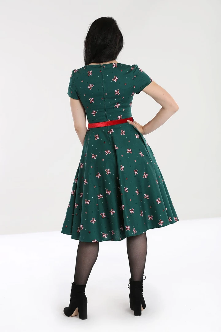 HELL BUNNY BETH 50'S DRESS GREEN Apparel 7 HELL BUNNY BETH 50'S DRESS GREEN Apparel