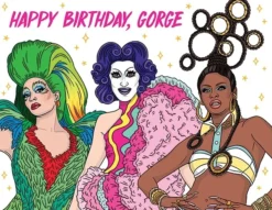 None HAPPY BIRTHDAY, GORGE GREETING CARD