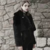 PunkRave Apparel PUNK RAVE FAUX FUR SHORT COAT
