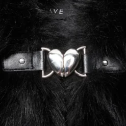 PunkRave Apparel PUNK RAVE FAUX FUR SHORT COAT