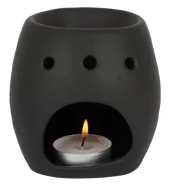 None Back In Stock BLACK SKULL OIL BURNER