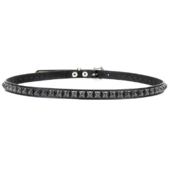 Funk Plus SINGLE ROW BLACK PYRAMID STUD BELT Shop Sour+Plus