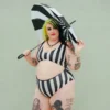 SOURPUSS STRIPES BLACK/WHITE MONOKINI What's New
