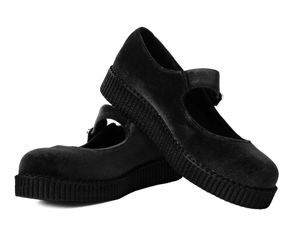 T.U.K. VELVET VIVA II MARY JANE BLACK Footwear 6 T.U.K. VELVET VIVA II MARY JANE BLACK Footwear