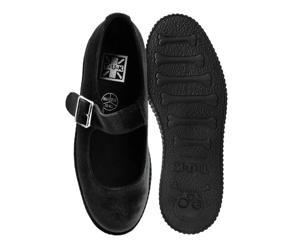 T.U.K. VELVET VIVA II MARY JANE BLACK Footwear 5 T.U.K. VELVET VIVA II MARY JANE BLACK Footwear
