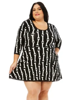 SOURPUSS MISS BONES LOW-BACK DRESS Shop Sour+Plus