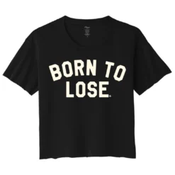 Shop Sour+Plus LUCKY 13 BORN TO LOSE CROP TEE