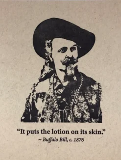 None GUTTERSNIPE PRESS BUFFALO BILL GREETING CARD Lifestyle