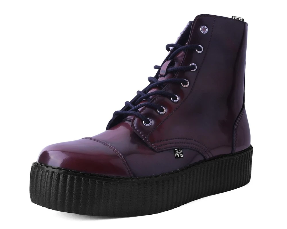 Footwear T.U.K. TUKSKIN BURGUNDY RUB OFF 7 EYE BOOT 4 Footwear T.U.K. TUKSKIN BURGUNDY RUB OFF 7 EYE BOOT